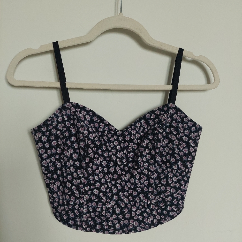 Floral Cropped Top Small
